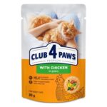 Club 4 Paws Premium Adult Pouch Kip In Saus - 24 x 85 g