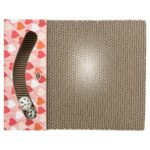 Trixie Krabplank Hartjes Met Ballen Rechthoekig Karton Zalm - 38 x 30 x 5 cm