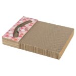 Trixie Krabplank Hartjes Met Ballen Rechthoekig Karton Zalm - 38 x 30 x 5 cm