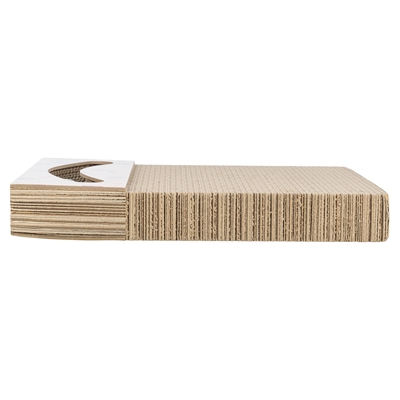 Trixie Krabplank Hartjes Met Ballen Rechthoekig Karton Abrikoos - 38 x 30 x 5 cm