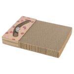 Trixie Krabplank Hartjes Met Ballen Rechthoekig Karton Abrikoos - 38 x 30 x 5 cm