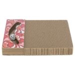Trixie Krabplank Hartjes Met Ballen Rechthoekig Karton Rood - 38 x 30 x 5 cm