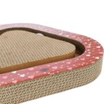 Trixie Krabplank Hartjes Met Ballen Driehoekig Karton Rood - 36 x 36 x 5 cm