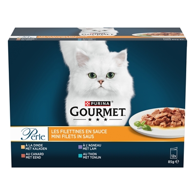 Gourmet Perle Mini Filets In Saus Eend - 12 x 85 g