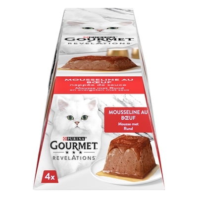 Gourmet Revelations Mousse Met Rund - 4 x 57 g