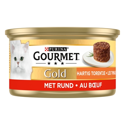Gourmet Gold Hartig Torentje Rund - 24 x 85 g