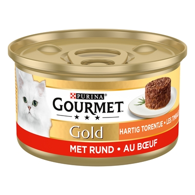Gourmet Gold Hartig Torentje Rund - 24 x 85 g
