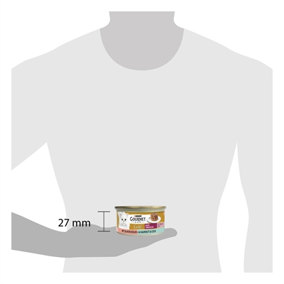 Gourmet Gold Hartig Torentje Zalm - 24 x 85 g