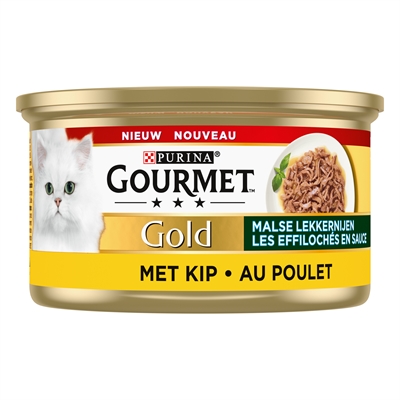Gourmet Gold Malse Lekkernijen Kip - 24 x 85 g