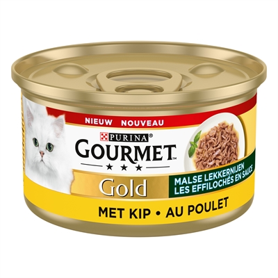 Gourmet Gold Malse Lekkernijen Kip - 24 x 85 g