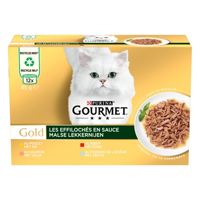 Gourmet Gold Malse Lekkernijen Multipack - 12 x 85 g