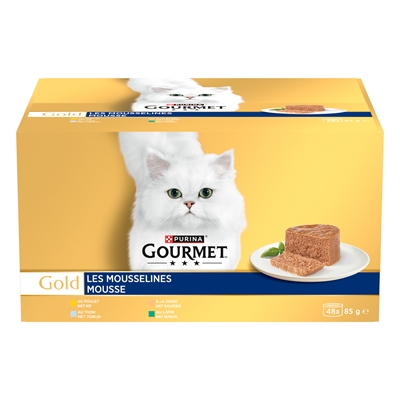 Gourmet Gold Mousse Multipack - 48 x 85 g