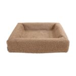 Bia Bed Premium Hoes Teddy Beige - 120 x 100 x 15 cm