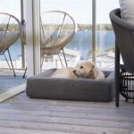 Bia Bed Premium Hoes Teddy Grijs - 120 x 100 x 15 cm