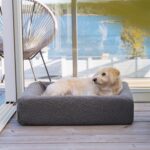 Bia Bed Premium Hoes Teddy Grijs - 120 x 100 x 15 cm