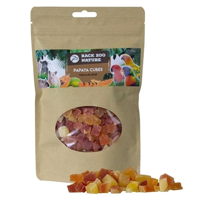 Back Zoo Nature Papaya Cubes - 250 g