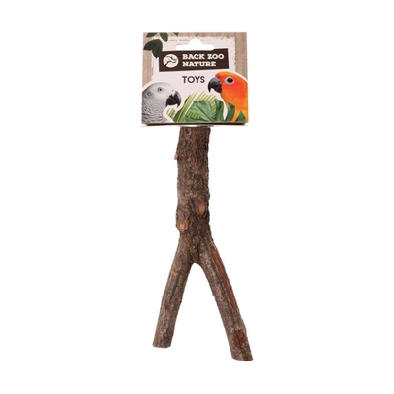 Back Zoo Nature Wooden Y-Perch - 20 cm