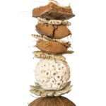 Back Zoo Nature Mixed Tower With Cups - Ca. 35 x 15 x 15 cm