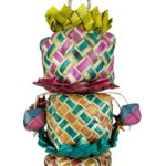 Back Zoo Nature Flower Tower - Ca. 45 x 7 x 7 cm