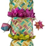 Back Zoo Nature Flower Tower - Ca. 45 x 7 x 7 cm