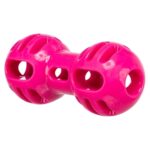 Trixie Dumbell Soft & Strong Tpr Roze - 14,5 x 6,5 x 6,5 cm