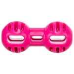 Trixie Dumbell Soft & Strong Tpr Roze - 14,5 x 6,5 x 6,5 cm