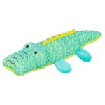 Trixie Krokodil Stof Aqua / Groen - 33 x 13,5 x 7,5 cm