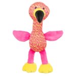 Trixie Flamingo Stof Roze / Geel - 32 x 12 x 11 cm