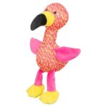 Trixie Flamingo Stof Roze / Geel - 32 x 12 x 11 cm