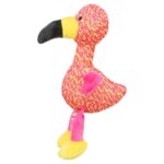 Trixie Flamingo Stof Roze / Geel - 32 x 12 x 11 cm