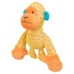 Trixie Aap Stof Geel / Oranje - 27 x 26 x 10,5 cm