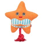 Trixie Zeester Met Flostouw Oranje - 22 x 18 x 7,5 cm
