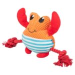 Trixie Krab Met Flostouw Oranje - 28 x 8,5 x 20,5 cm