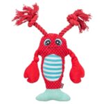 Trixie Kreeft Met Flostouw Rood - 34 x 17 x 10,5 cm