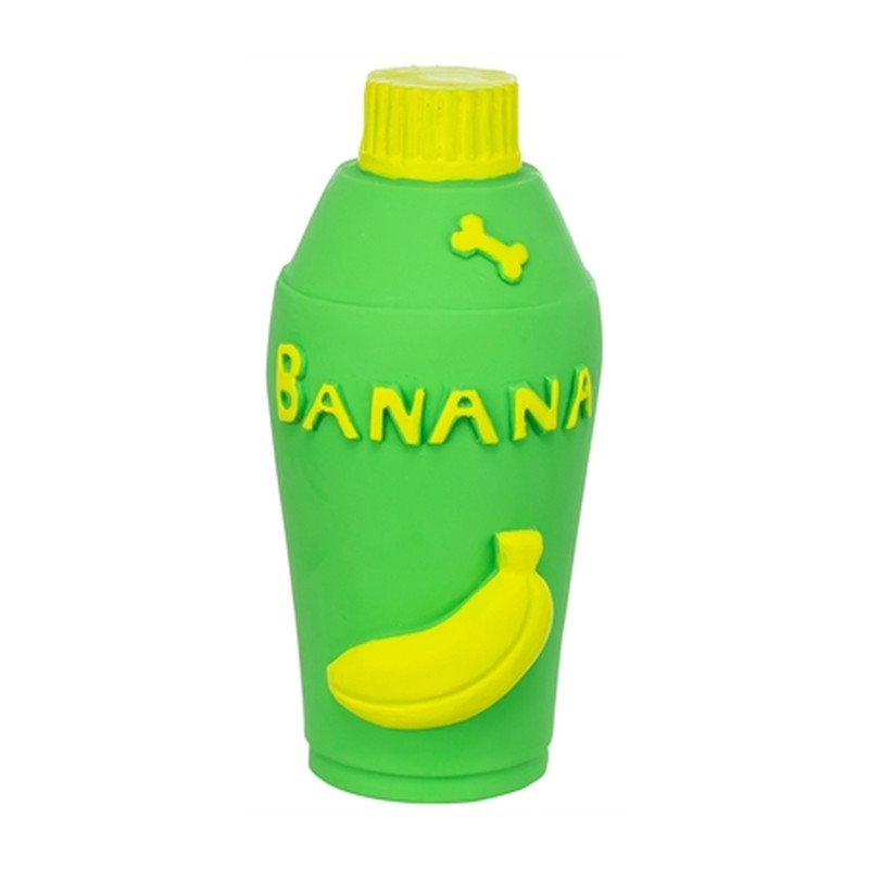 HuisdierXL VDM 456457 image derivative v1 Trixie Fles Banana Latex Groen - 14,5 x 8,5 x 7 cm