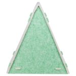 Trixie Kattenmand Speelbox Lucy Driehoekig Vilt Zand / Groen - 46 x 38 x 50 cm