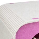 Trixie Speelbox Merle Vierkant Vilt Zand / Roze - 58 x 27 x 29 cm