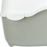 Trixie Kattenbak Davio Top Outdoor Met Kap Grijs / Wit - 56 x 39 x 39 cm