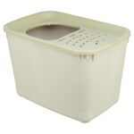 Trixie Kattenbak Hop-In Grijs / Groen - 38 x 58 x 39 cm
