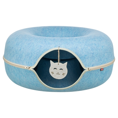 Trixie Speeldonut Vilt Blauw - 60 x 60 cm