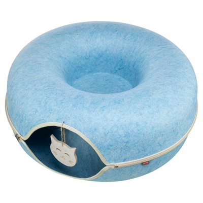 Trixie Speeldonut Vilt Blauw - 60 x 60 cm