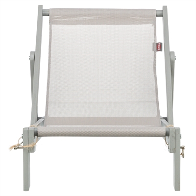 Trixie Strandstoel Hout Grijs - 51 x 33 x 37 cm