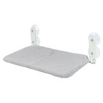 Trixie Hangmat Voor Aan Raam Opvouwbaar Pluche / Mesh Wit / Grijs - 58 x 34 cm