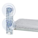 Trixie Hangmat Voor Aan Raam Opvouwbaar Pluche / Mesh Wit / Grijs - 58 x 34 cm