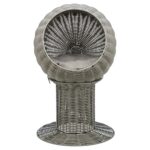 Trixie Kattenmand Amalia Rond Polyrattan Grijs - 42 x 42 x 70 cm