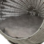 Trixie Kattenmand Amalia Rond Polyrattan Grijs - 42 x 42 x 70 cm