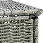 Trixie Kattenmand Amalia Hoekig Polyrattan Grijs - 37 x 35 x 57 cm