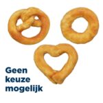 Trixie Mini Mix Pretzel / Hart / Ring Met Collageen - 6 cm 20 g 90 stuks