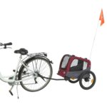 Trixie Hondenfietskar Grijs / Rood - 61/125 x 56 x 64 cm