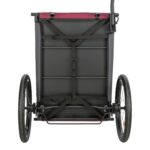 Trixie Hondenfietskar Grijs / Rood - 61/125 x 56 x 64 cm